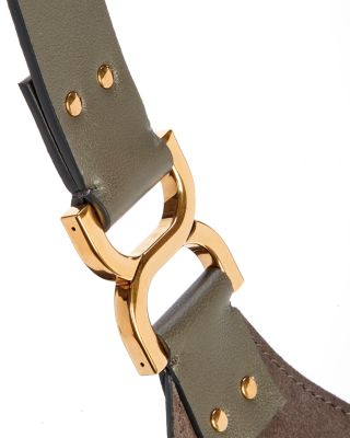 Marcie Small Suede Hobo Bag