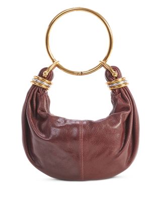 Mini Leather Bracelet Hobo Bag