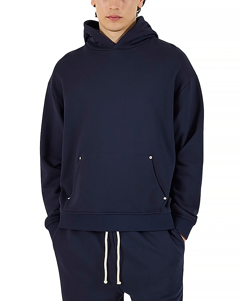 Krost Friends Cotton Terry Hoodie In Blue