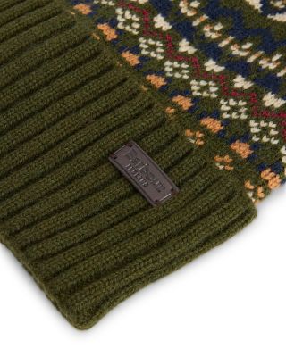 Marlow Fair Isle Pom Beanie Hat