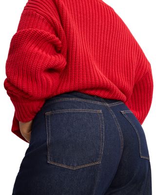 Good Standard Baggy Cuffed Jeans in Indigo1006