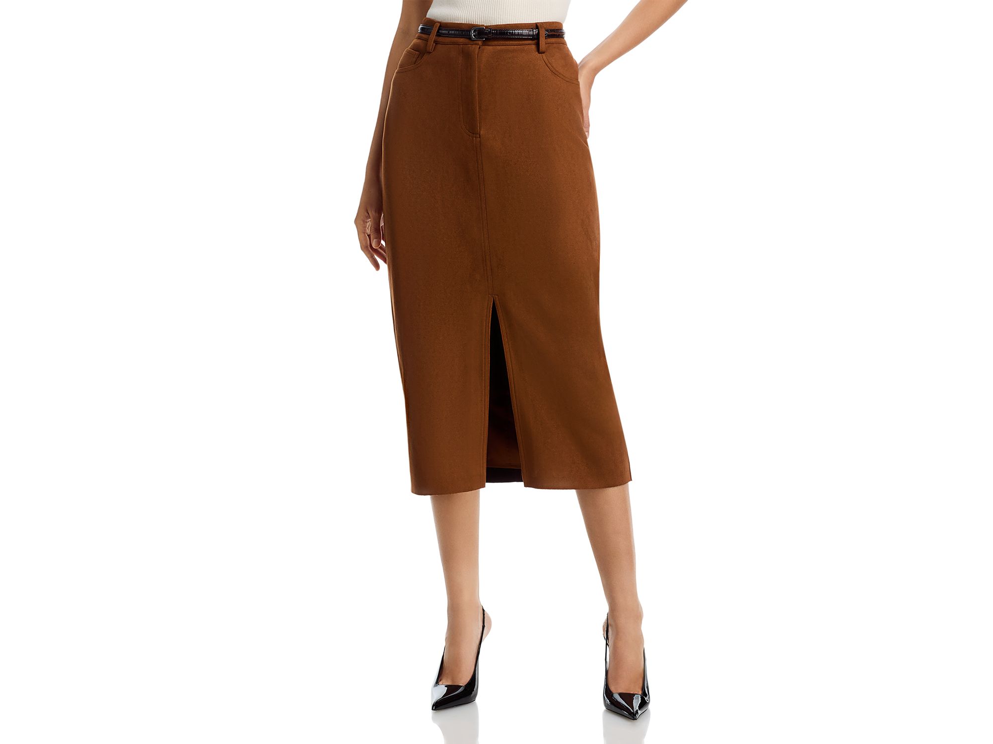 Slim Slit Front Skirt - Image 1
