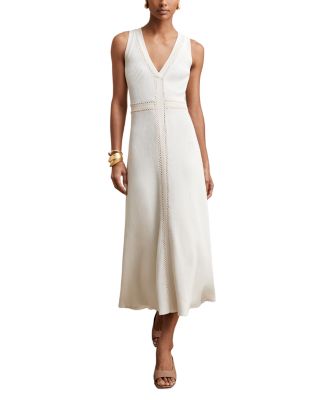 Lou Craft Detail Knitted Midi Dress