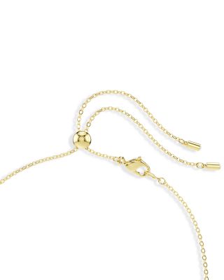 Constella White & Green Crystal Collar Necklace, 14.87"-18.87"