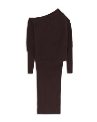 Lara Drape Knitted Bodycon Dress