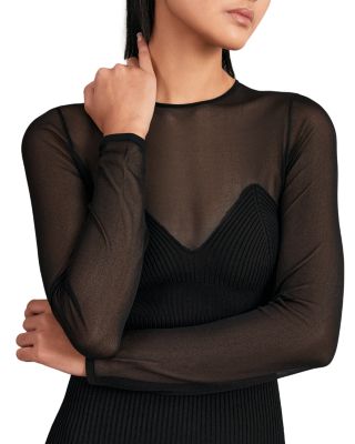 Lila Sheer Knitted Dress