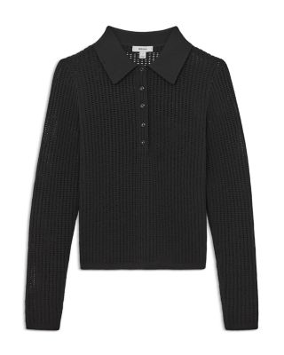 India Knit Polo Top