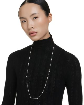 Una Crystal Angelic Station Long Statement Necklace, 31.5-35.375"