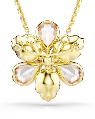 Idyllia Pendant Brooch Necklace, 25.6-29.5"