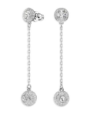 Una Crystal Angelic Front To Back Drop Earrings