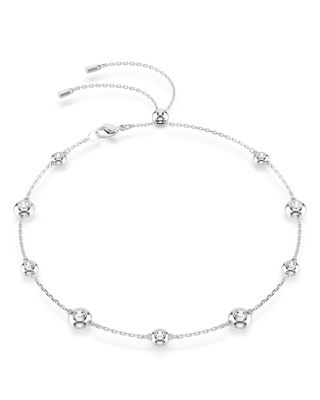 Una Crystal Angelic Collar Necklace, 11.75-17.375"