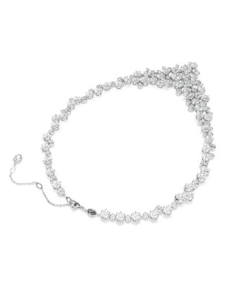 Constella Crystal Statement Necklace, 14.87"-17.75"