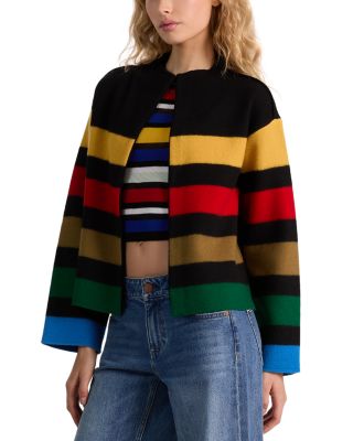 Pearson Striped Sweater Jacket