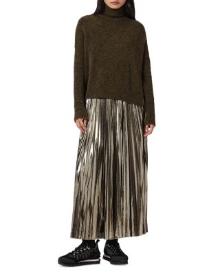 ALLSAINTS - Spark 2-In-1 Pleated Maxi Dress
