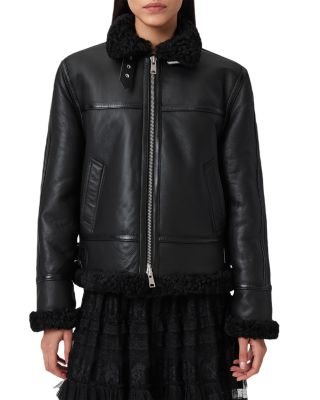 ALLSAINTS - Lorel Shearling Flying Jacket
