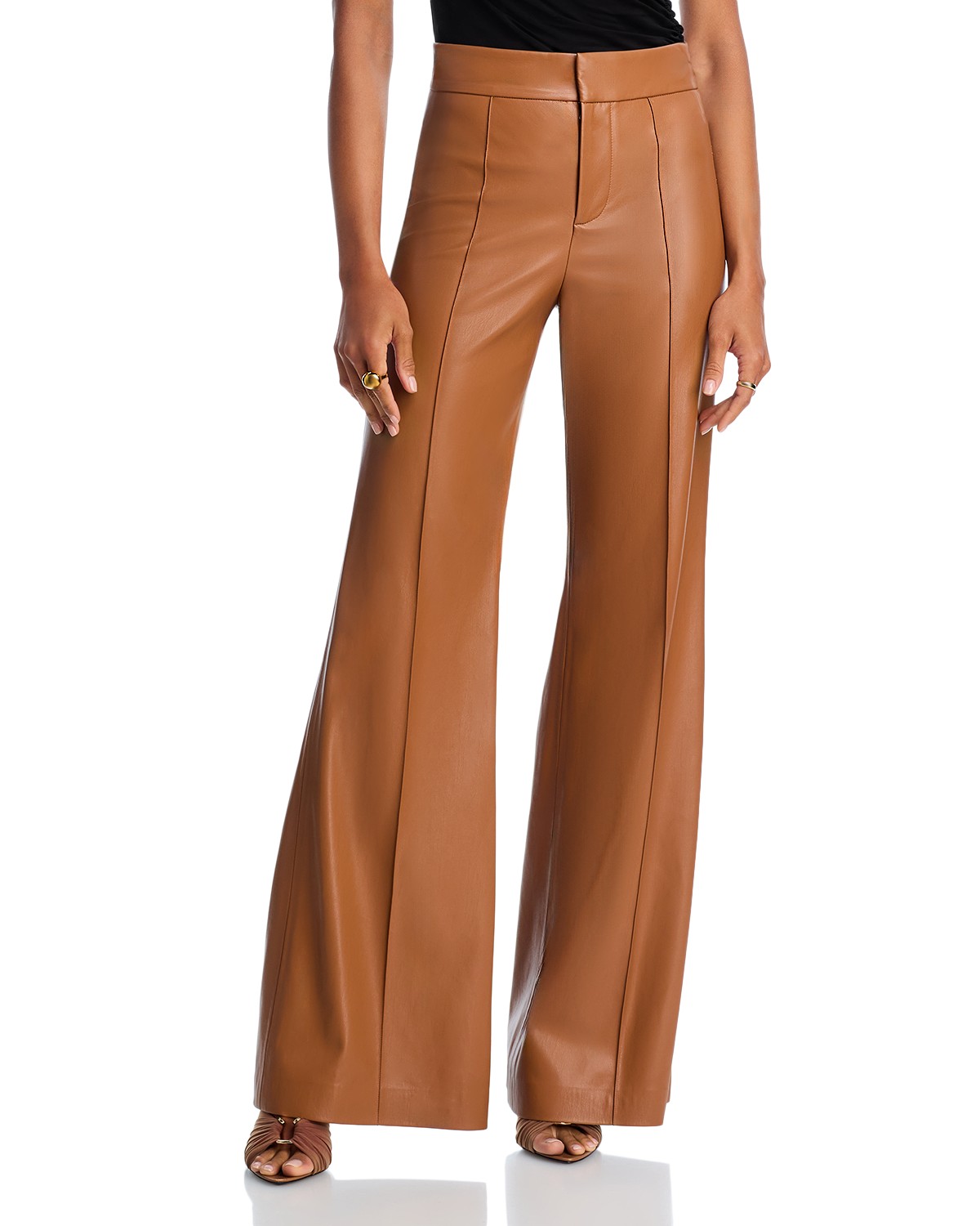 Dylan Faux Leather Wide Leg Pants