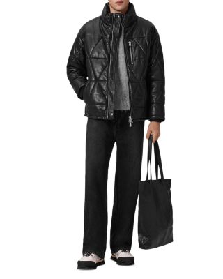 Brockwell Leather Puffer Jacket