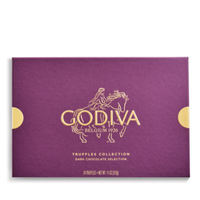 Chocolatier Dark Chocolate Truffles Gift Box, 24 Piece