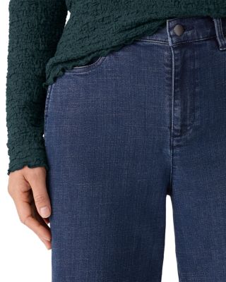 High Rise Wide Leg Jeans in Medium Indigo