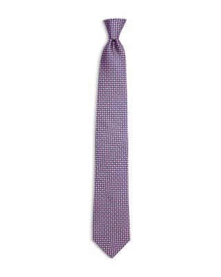 Geo Print Silk Neck Tie - Exclusive