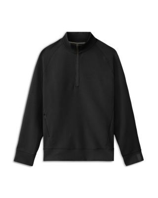 Overzip Mock Neck Sweatshirt