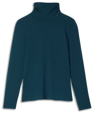 M&eacute;lange Turtleneck Top