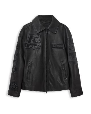 Garrison Patch Leather Jacket 