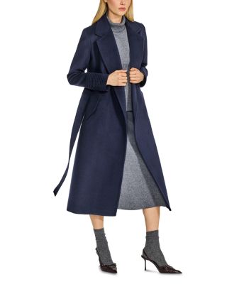 Long Notch Collar Wrap Coat