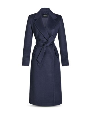 Long Notch Collar Wrap Coat