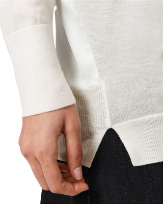 Bern Paneled V Neck Sweater