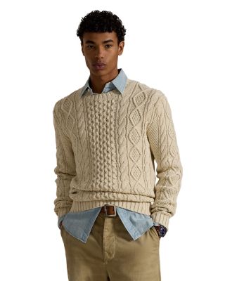 Polo Ralph Lauren - Cotton Cable Knit Crewneck Sweater