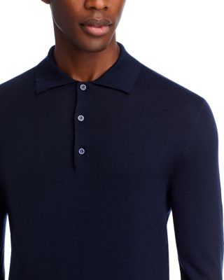 Merino Knit Polo Sweater