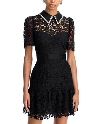 knee length dresses for ladies Unique black lace prom dresses S19263 – Simplepromdress main image 1