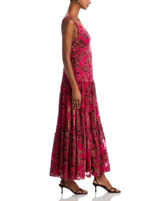 Velvet Burnout Guest of Maxi Dress - Exclusive