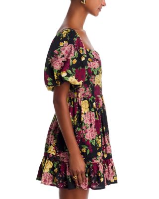 Puff Sleeve Mini Dress - Exclusive