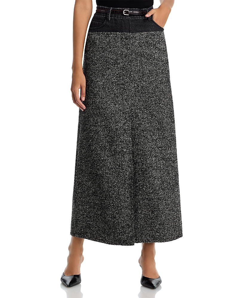 Kobi Halperin Waylon Maxi Skirt In Gray