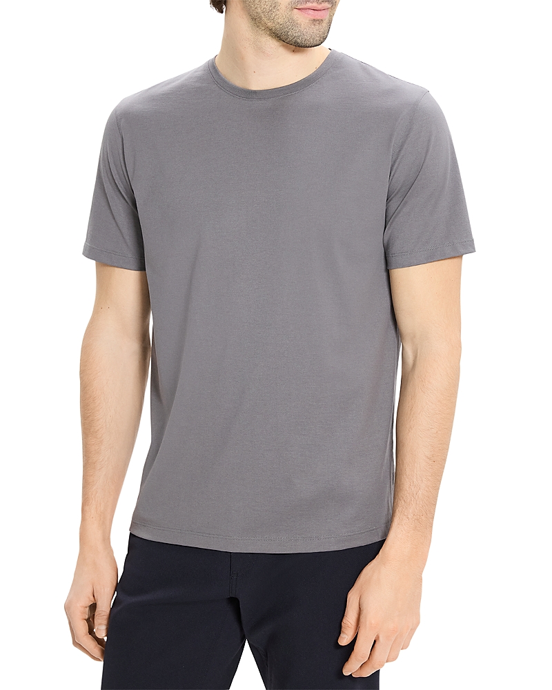 Theory Precise Tee In Cotton Jersey In Black