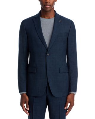 Plaid Slim Fit Suit Jacket