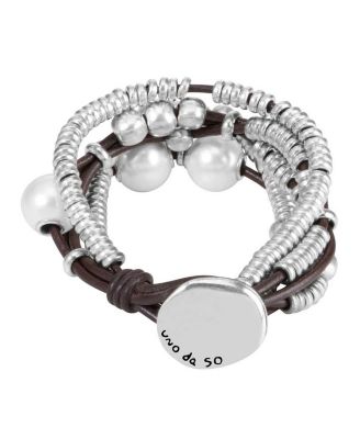 Smooth Leather Loop Bracelet