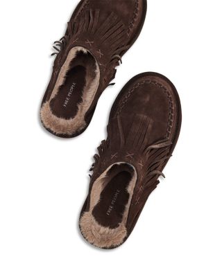 Women's Fallon Fringe Mule Flats