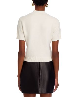 Vhari Knit Mock Neck Top