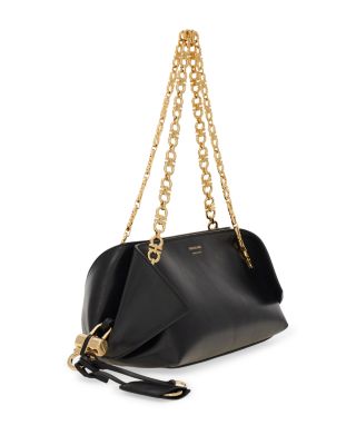 Scarf Leather Shoulder Bag