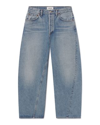 Twist Low Slung Baggy Jeans in Stage
