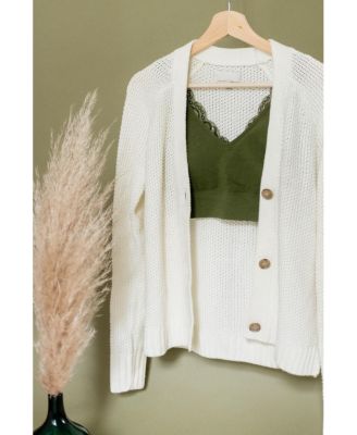 Soft V Lace Reversible Bralette