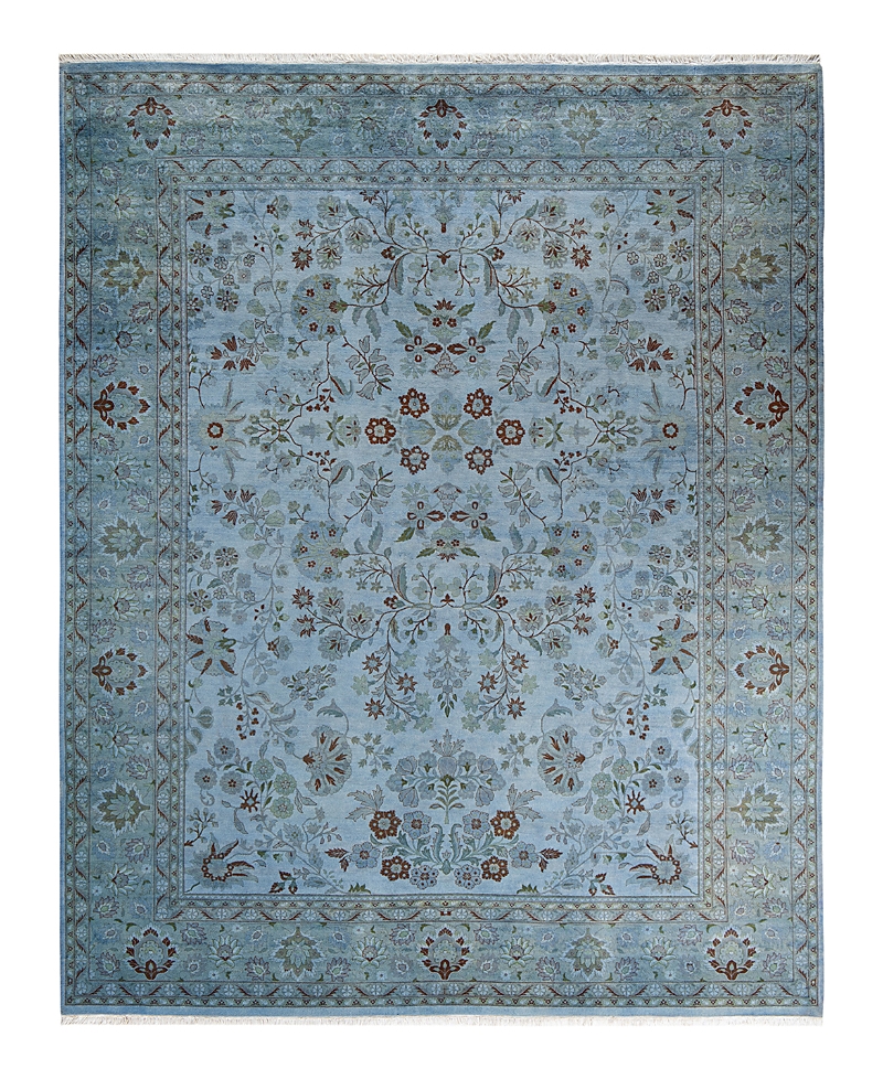 Bloomingdale's Fine Vibrance M1386 Area Rug, 8'2x10'3 In Blue