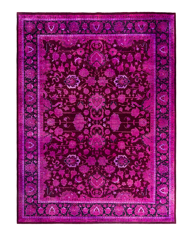 Bloomingdale's Fine Vibrance M1369 Area Rug, 9'2x12'2 In Pink