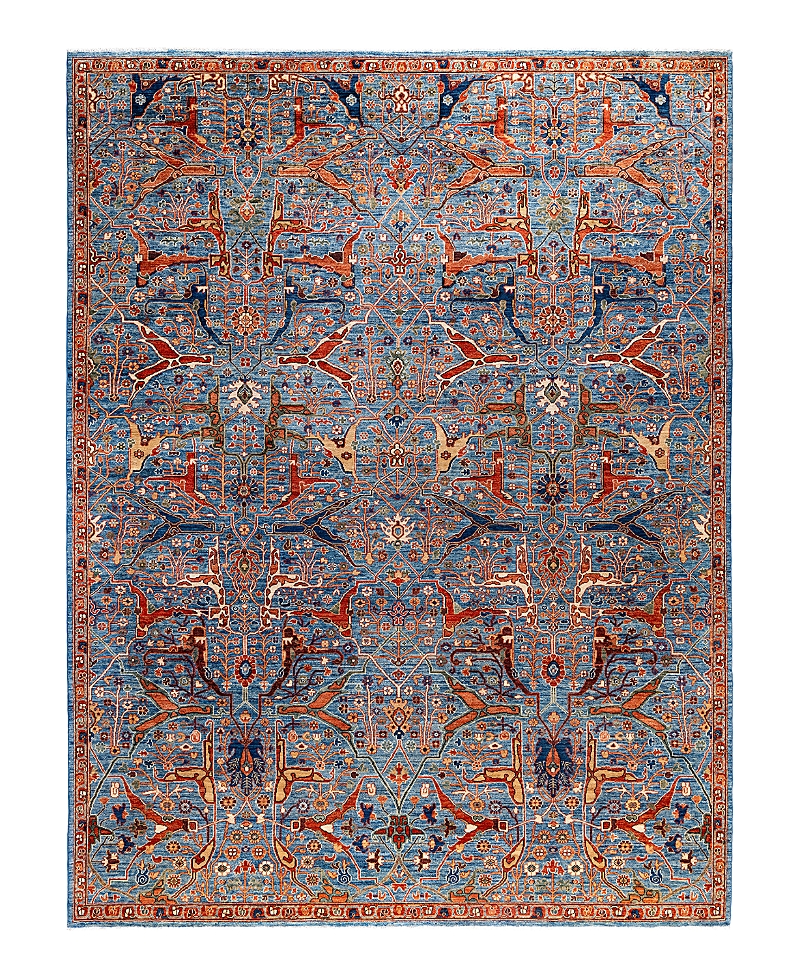 Bloomingdale's Serapi M0103-93 Area Rug, 9'1x11'11 In Blue