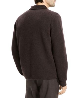 Cameron Corded Cashmere Button Sweater