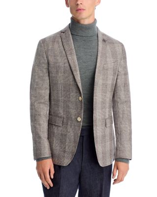 Varick Slim Fit Jersey Plaid Sport Coat