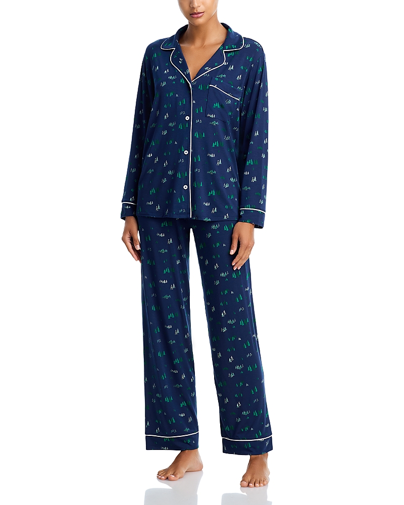 Eberjey Gisele Printed Long Pajama Set
